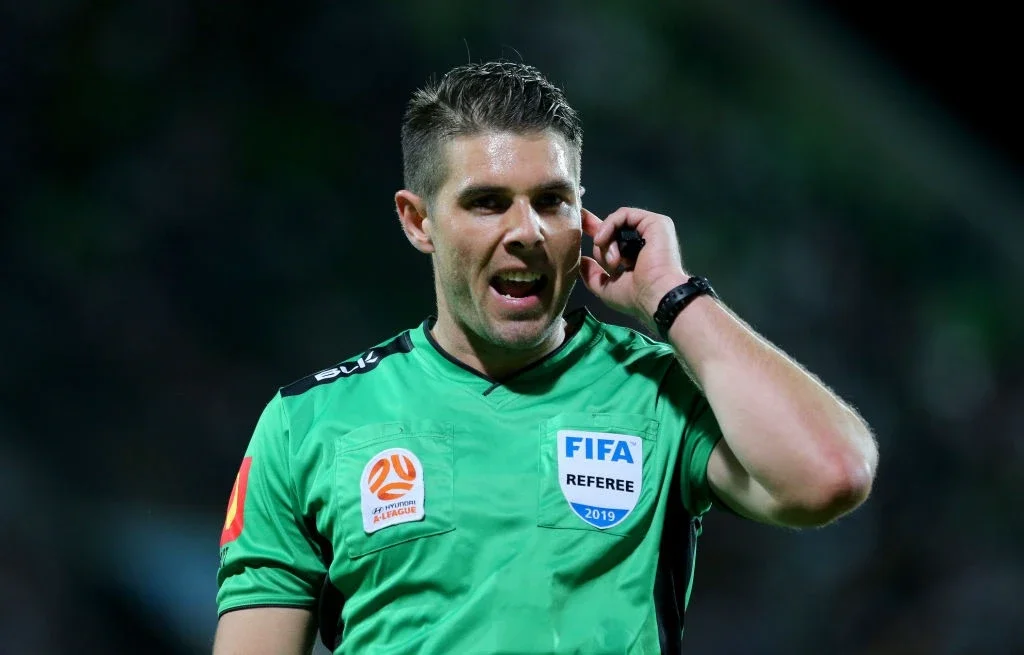 Referee Shaun Evans