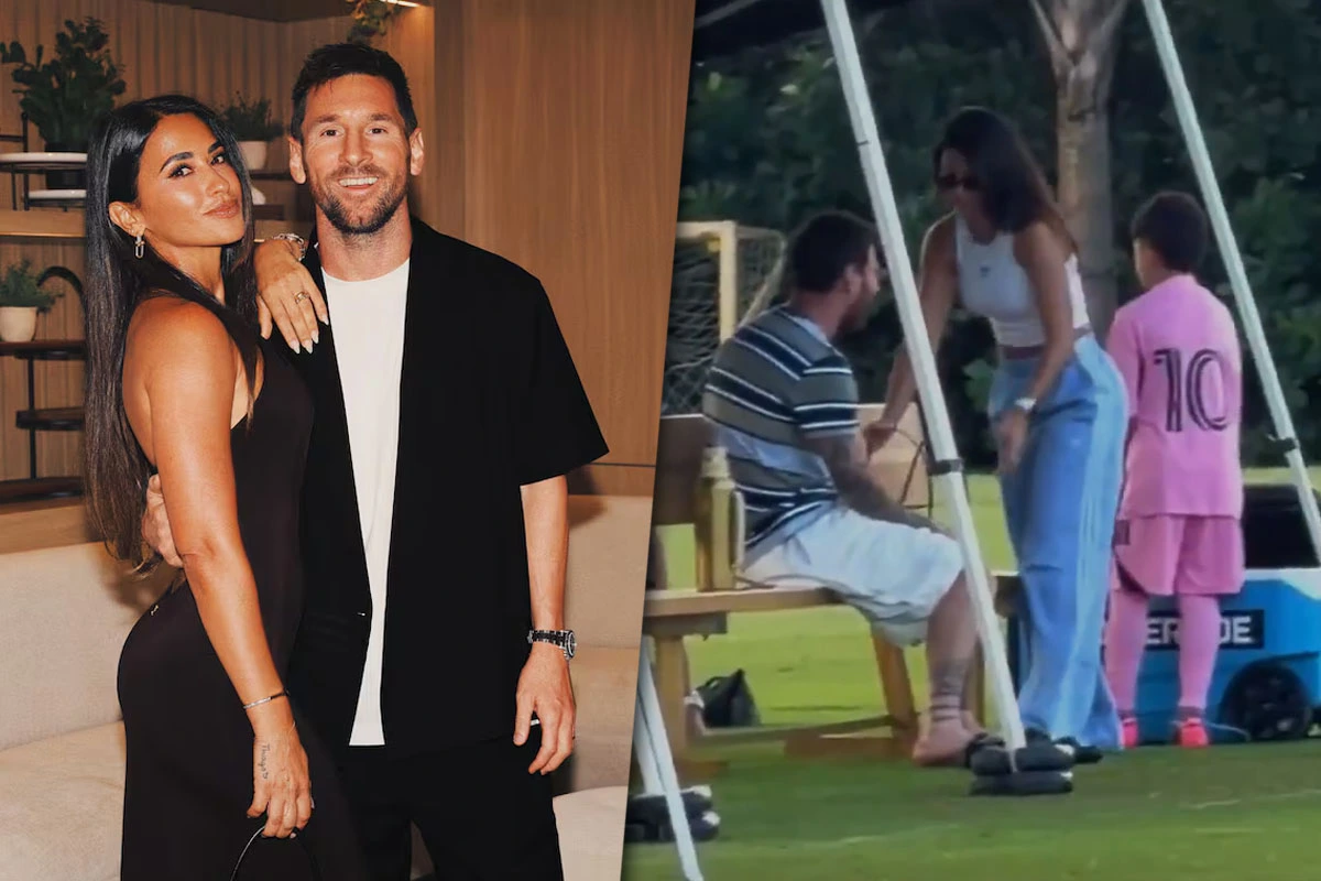 El video de Lionel Messi con Antonela y sus hijos que se viralizó tras su retiro de la Selección