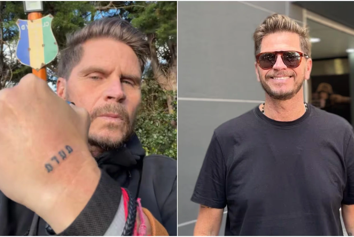 El tatuaje que se hizo Sebastián “Pollo” Vignolo para cumplir una promesa