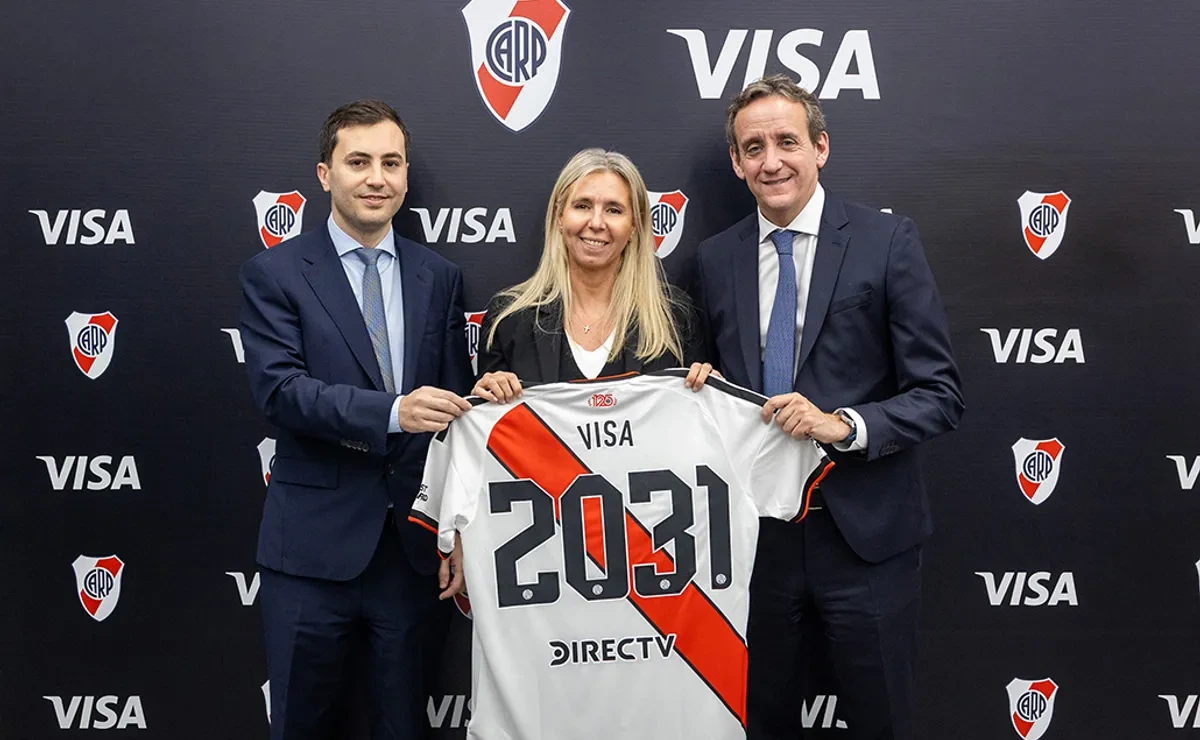 El acuerdo contempla un contrato hasta 2031 entre River y Visa