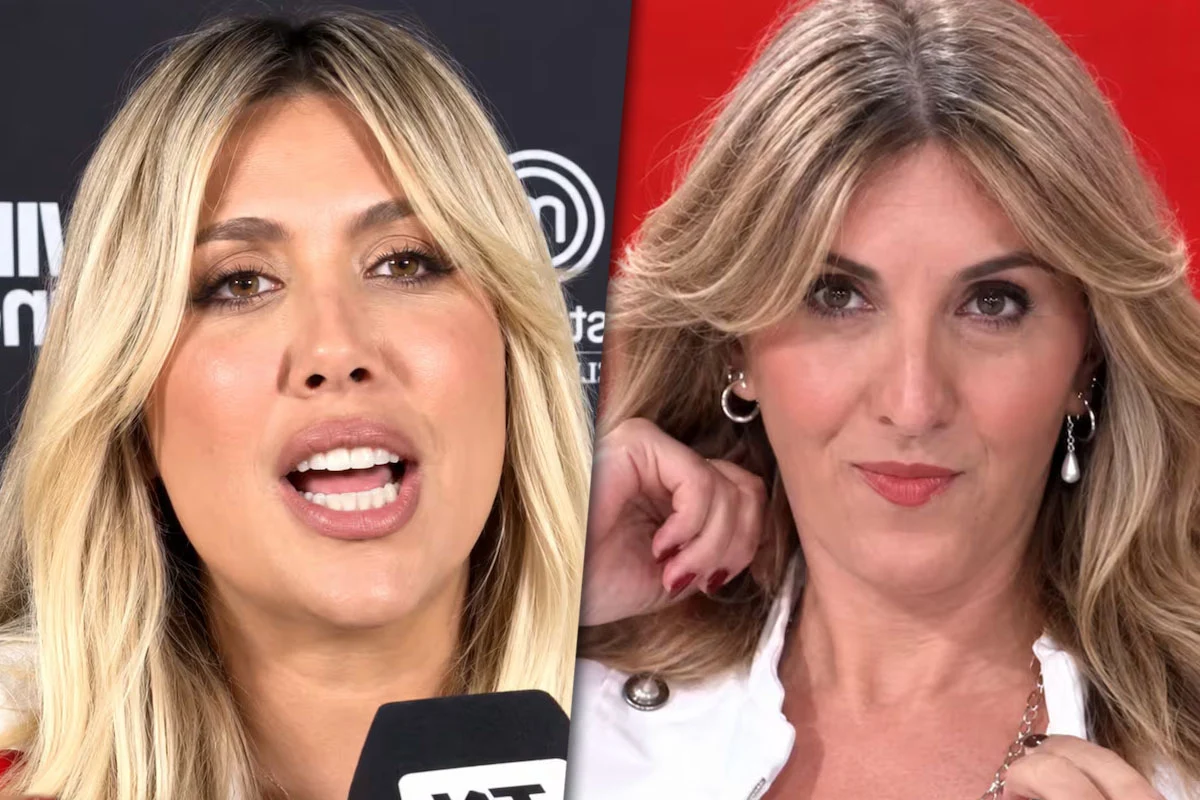 Wanda Nara pensó que el micrófono estaba apagado e insultó a una periodista en vivo: “Esta pelo...”
