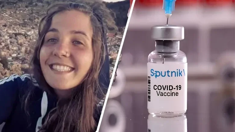 Melín Agustina Sartori y la vacuna.