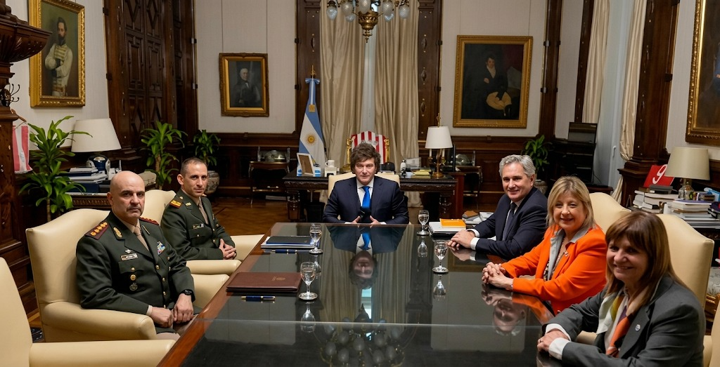 Nahuel Gallo received at Casa Rosada