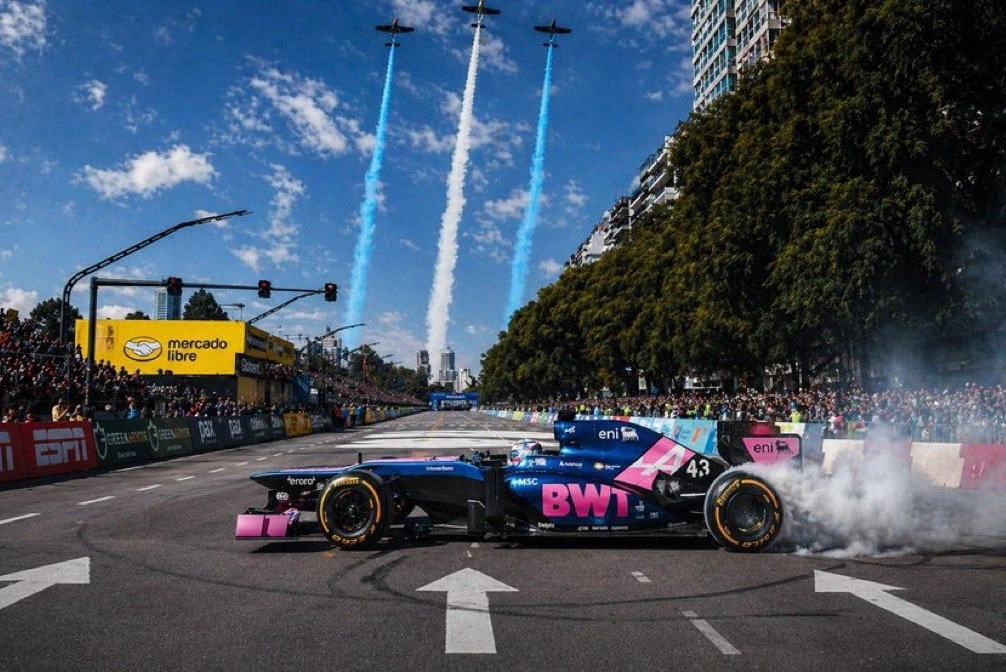 Colapinto starred in the return of Formula 1 to Argentina with a crowd of more than 500 thousand people