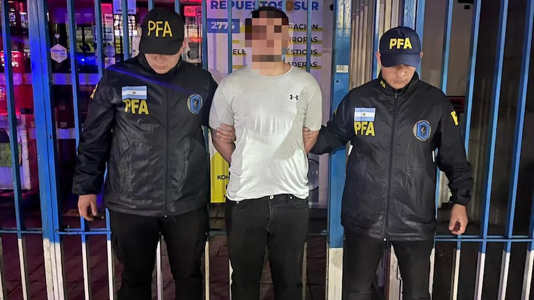Dmitrii Novikov. Arrested by the Federal Police in an operation with SIDE.