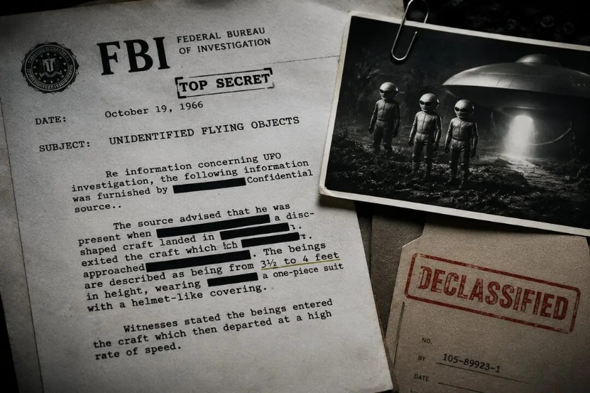 Declassified files | Artificial image.