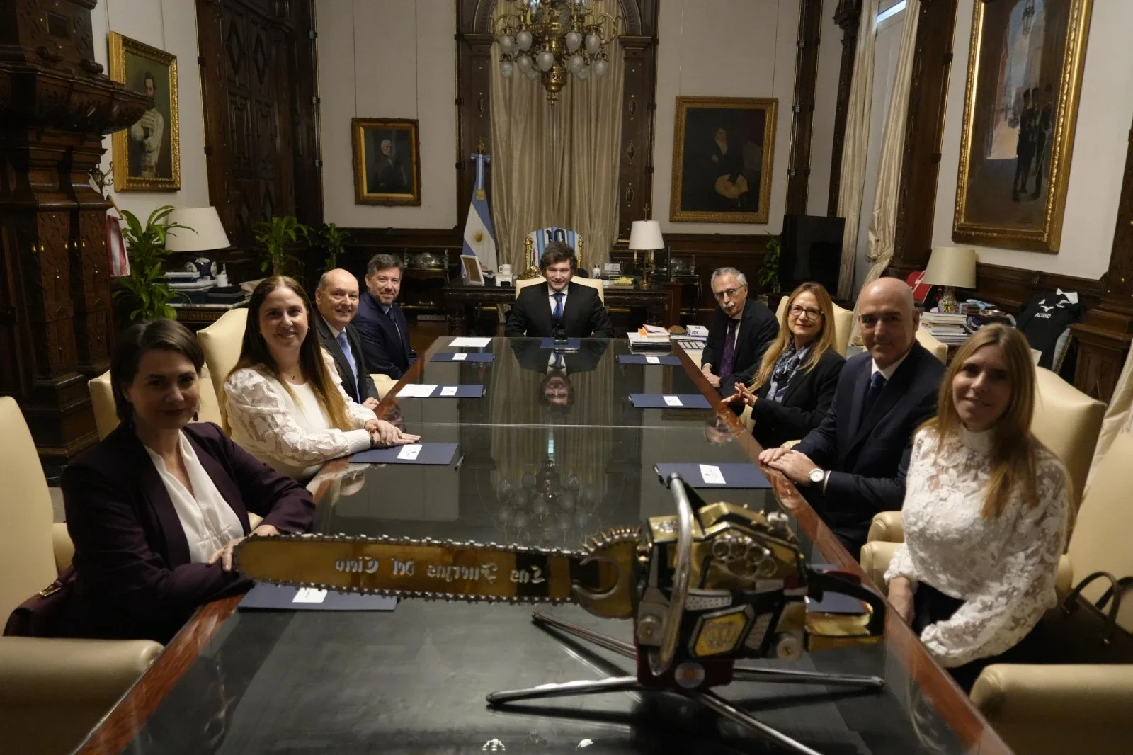 La reunión.