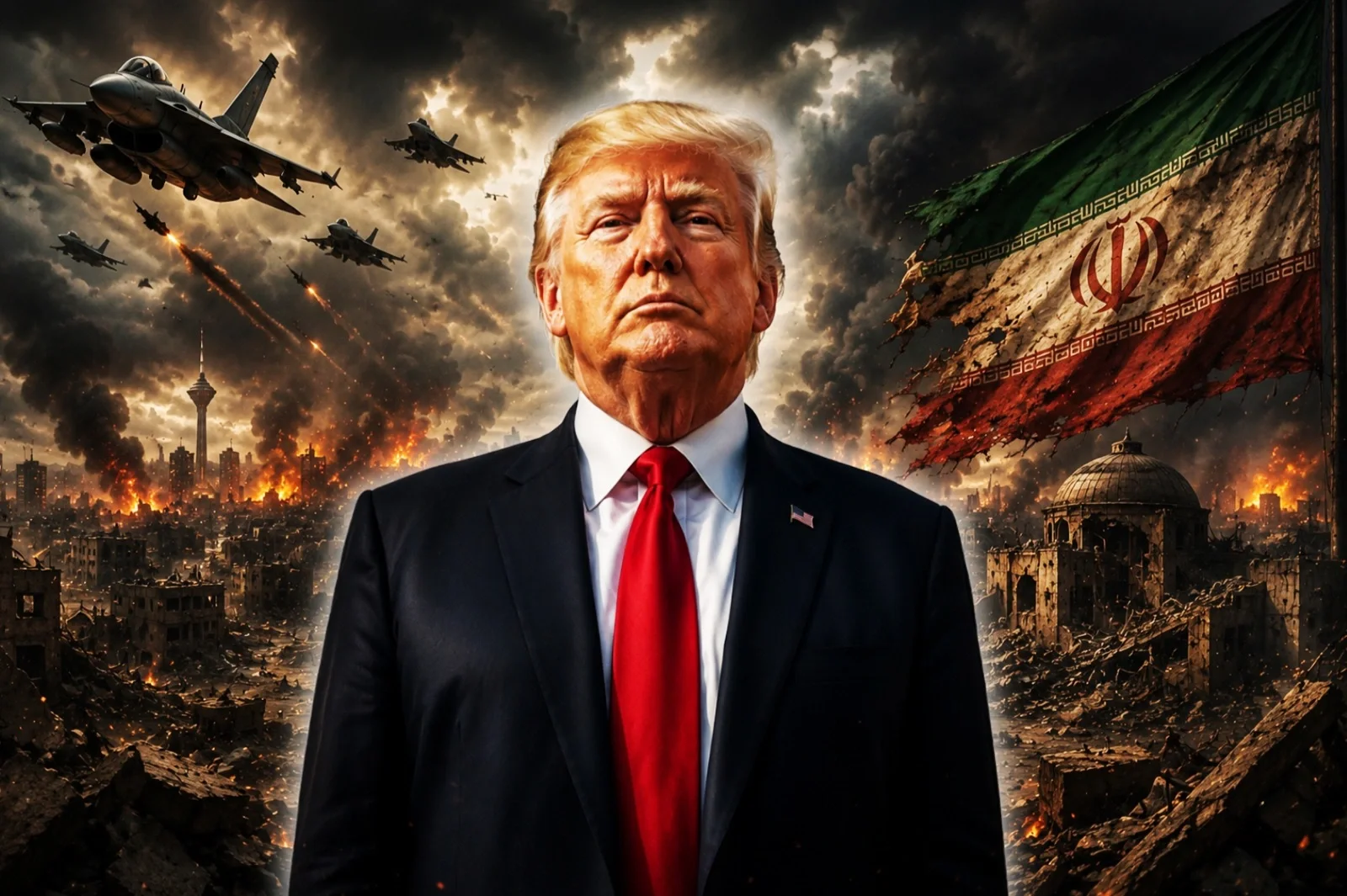 Trump liquidó al régimen iraní tras la nueva escalada: "El matón de Medio Oriente está muerto"