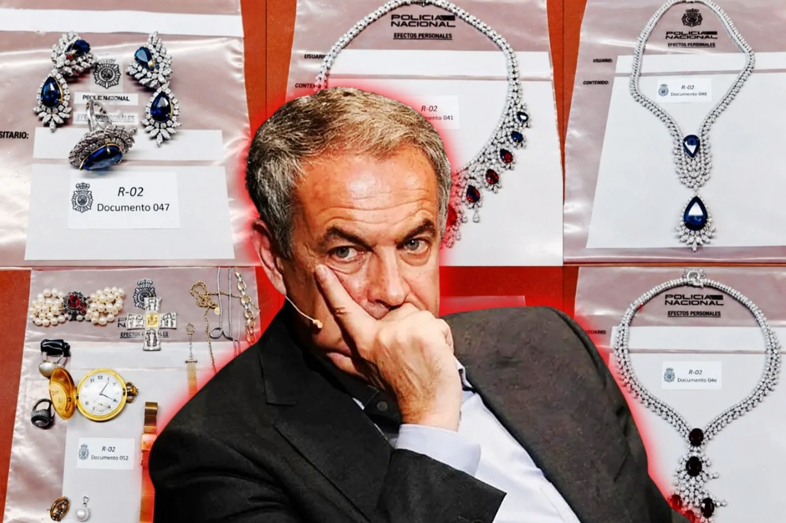 La Justicia tasó en 1,3 millones de euros las joyas halladas en la caja fuerte de Zapatero