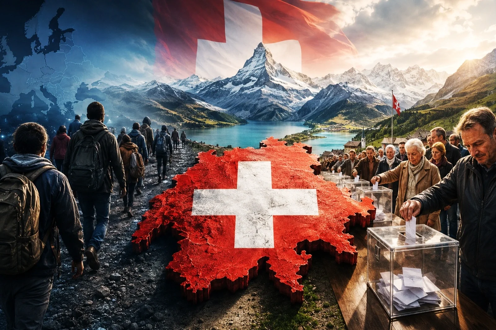 Suiza rechazó limitar su población a 10 millones y crece la preocupación por la inmigración masiva