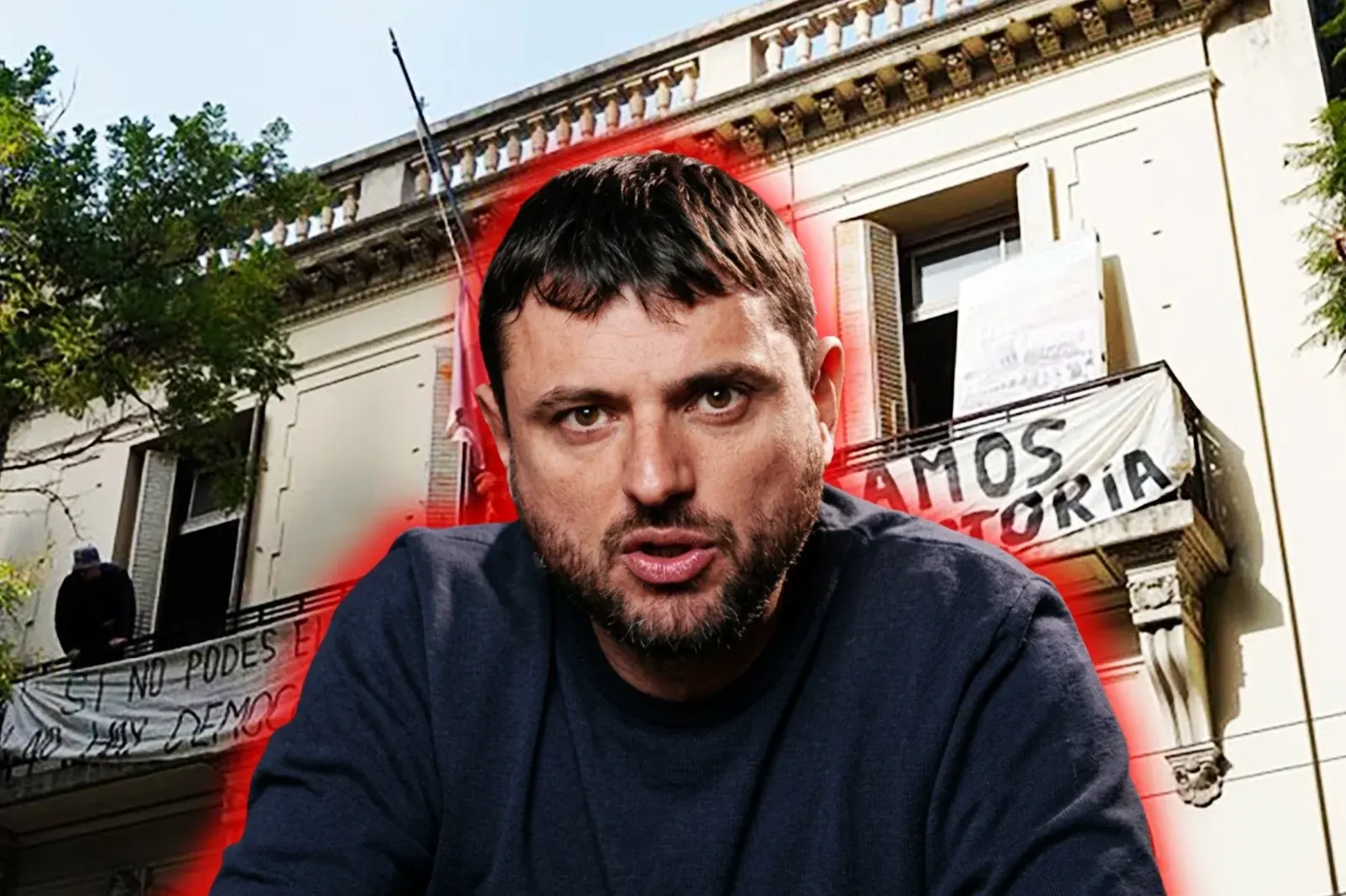 Procesaron y embargaron a Grabois por la toma violenta del Instituto Perón
