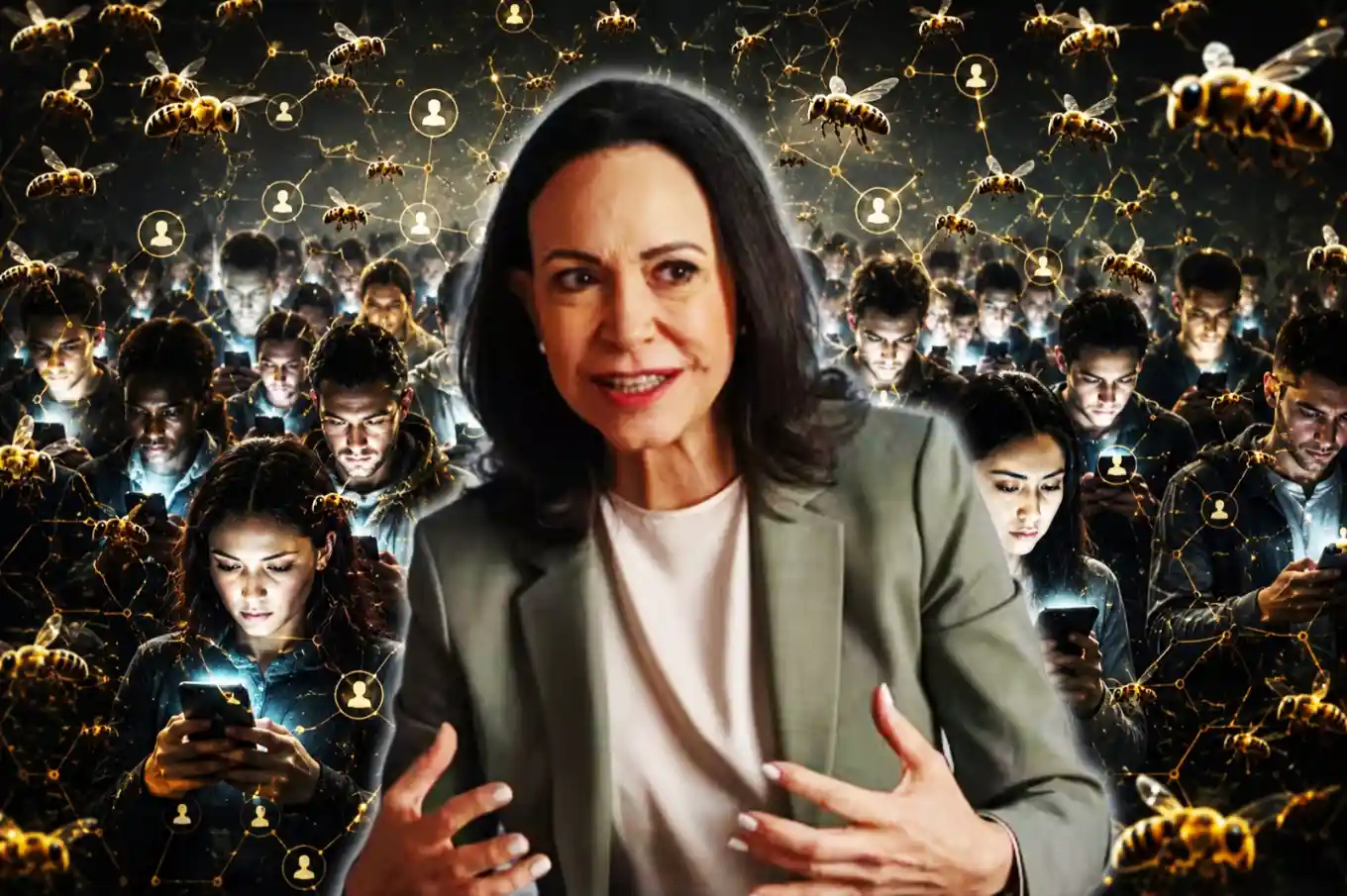 El enjambre: así funciona la red de María Corina Machado que ataca a la disidencia dentro de la oposición venezolana