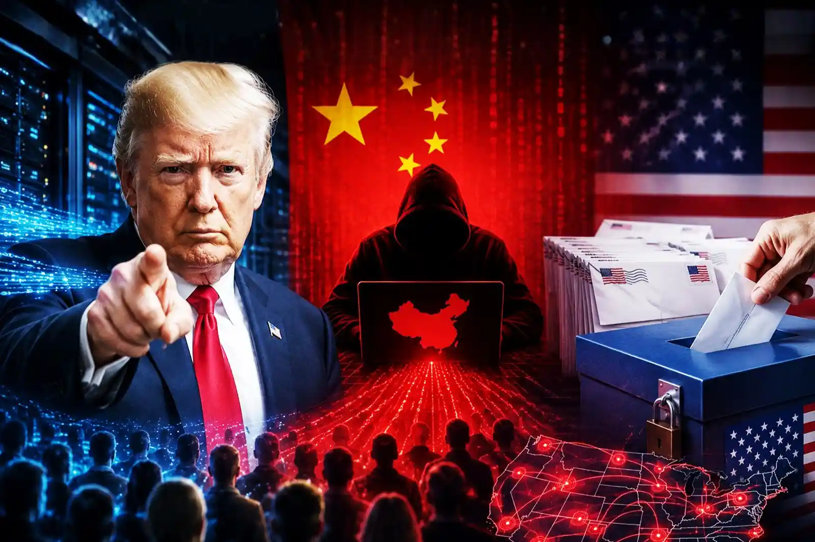 Trump revealed that China stole the data of 200 million American voters and can alter mail-in voting