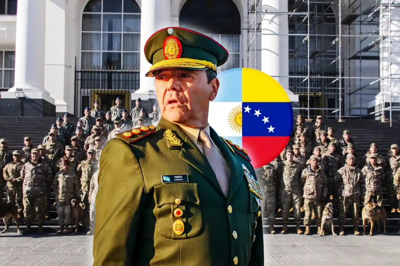 Presti recibió a los heroicos militares que participaron de la Misión Venezuela