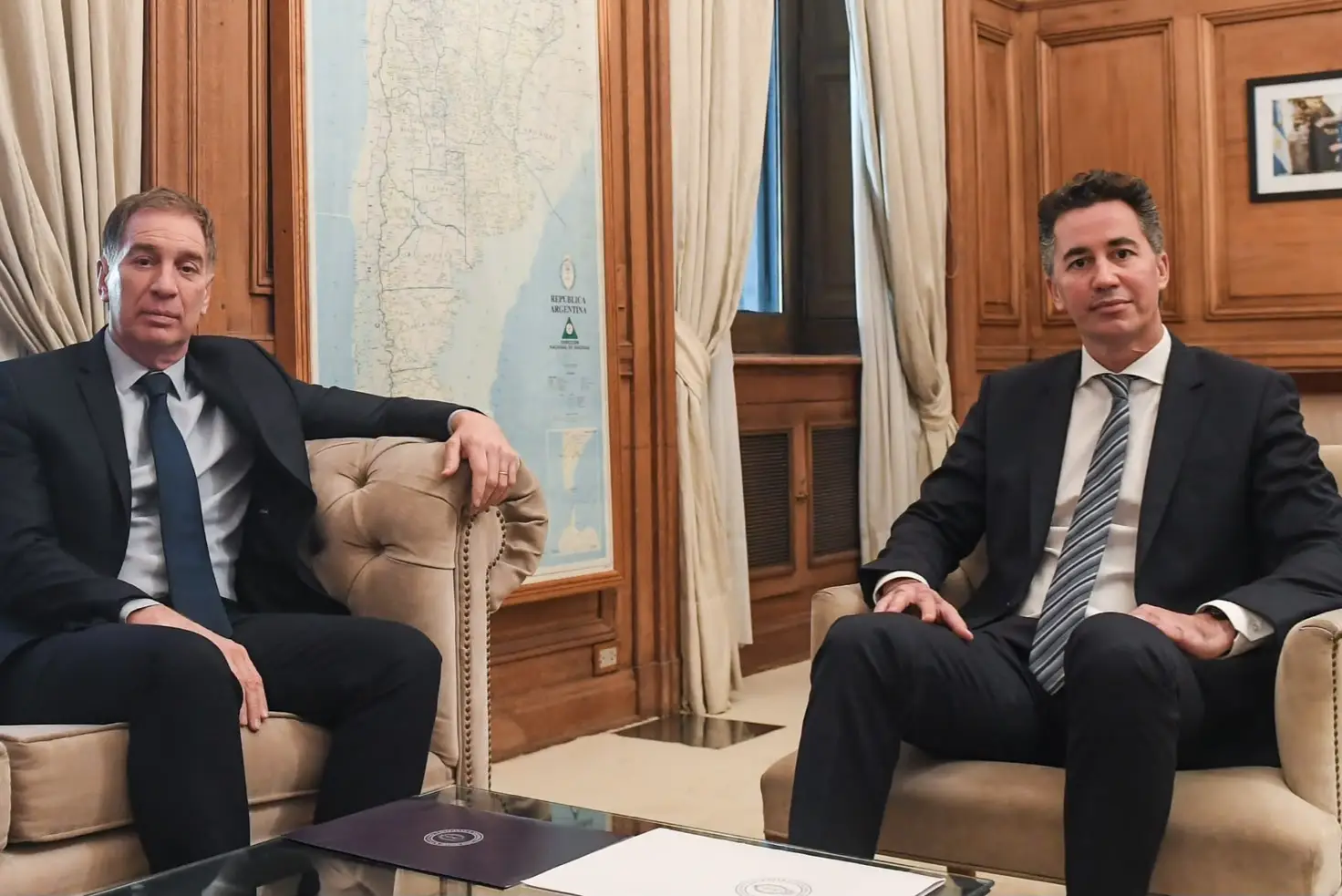 Córdoba: el ministro de Gobierno Manuel Calvo fue recibido por Santilli