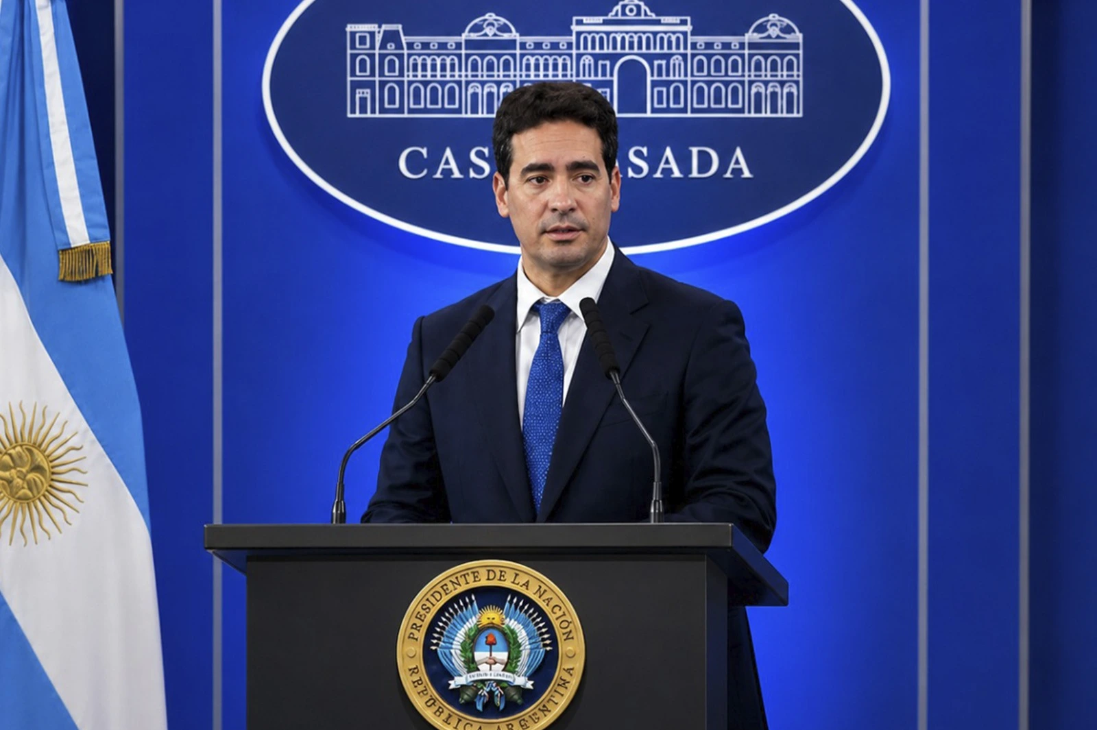 EN VIVO | Conferencia de prensa del vocero presidencial Adrián Ravier
