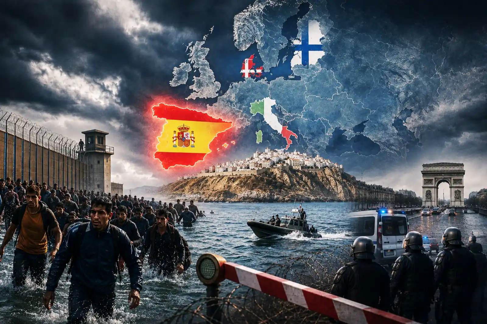 Invasión en Ceuta: Dinamarca se suma a Italia y a Finlandia y pide suspender a España del Espacio Schengen