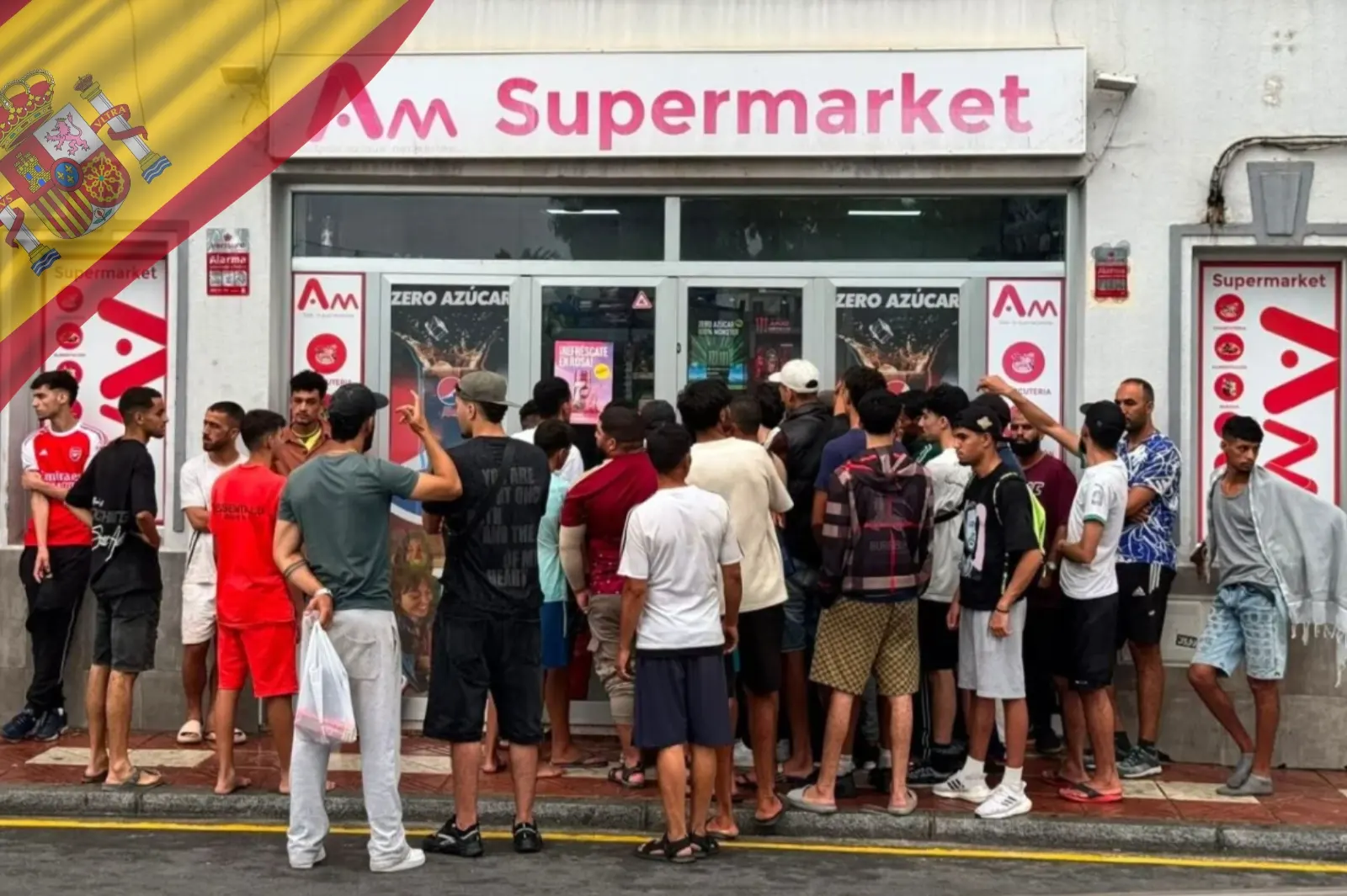 Terror en Ceuta: comerciantes cerraron ante saqueos y el descontrol migratorio de Pedro Sánchez