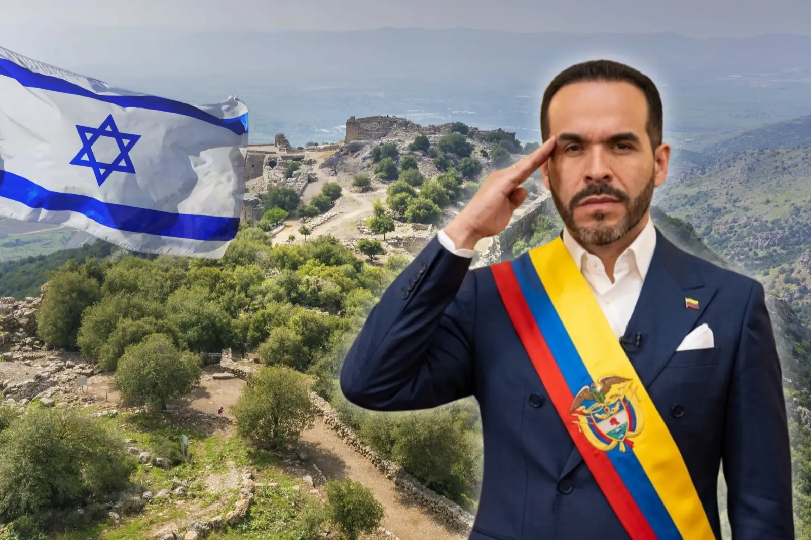 Tras la asunción de Abelardo, Colombia reconoció la soberanía de Israel sobre los Altos del Golán