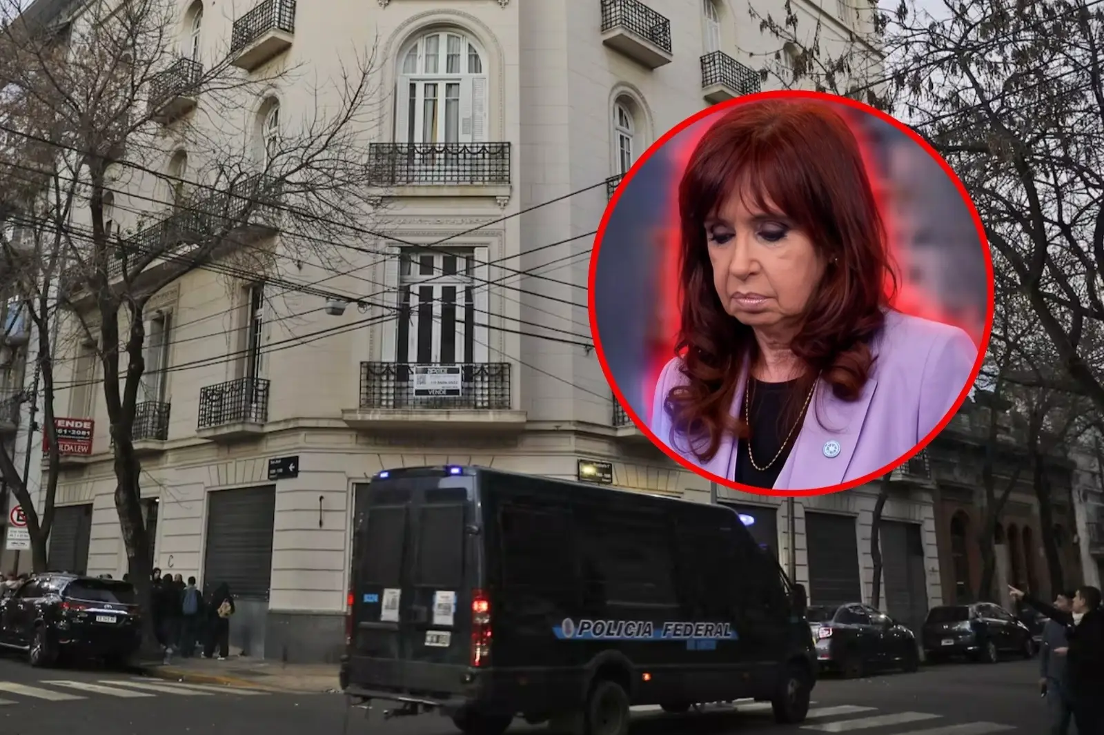 The Justice seized the apartment at San José 1111 where Cristina Kirchner is serving house arrest