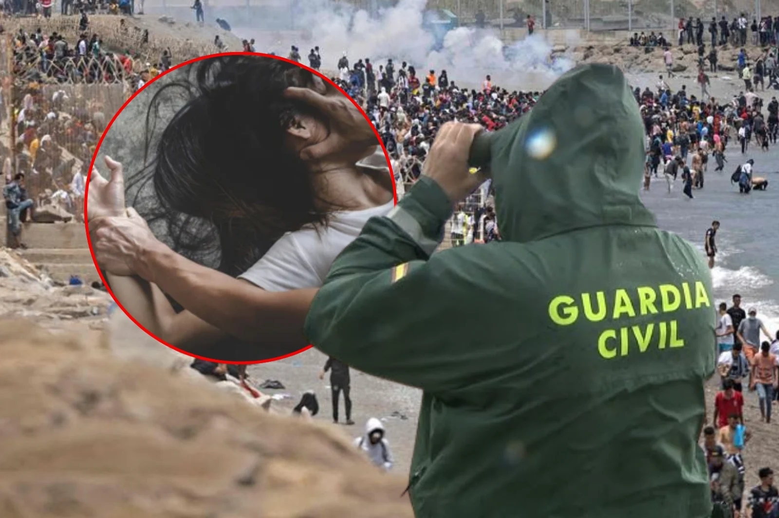 La Guardia Civil confirmó 15 violaciones en Ceuta tras la invasión de inmigrantes ilegales marroquíes