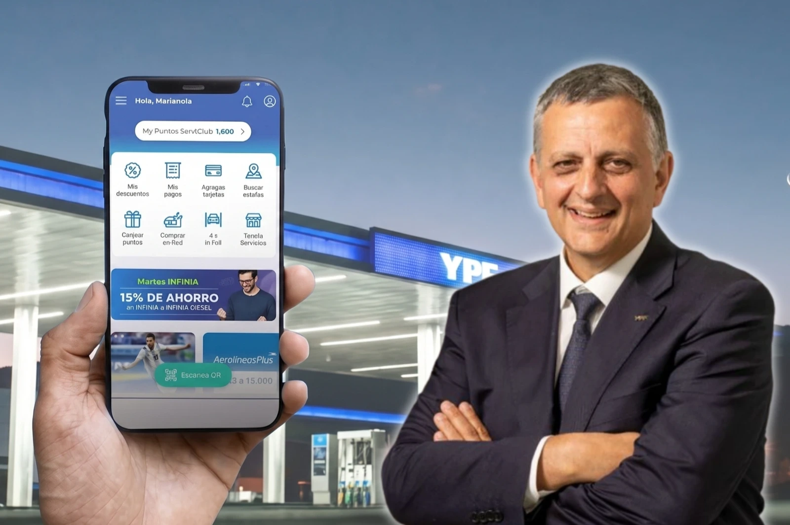 YPF habilitó la compra y venta de acciones desde su propia app.
