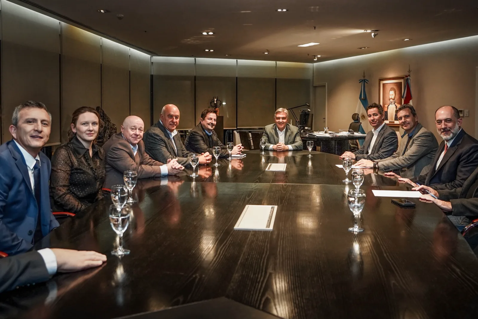 Llaryora recibió a las nuevas autoridades de la Unión Industrial de Córdoba