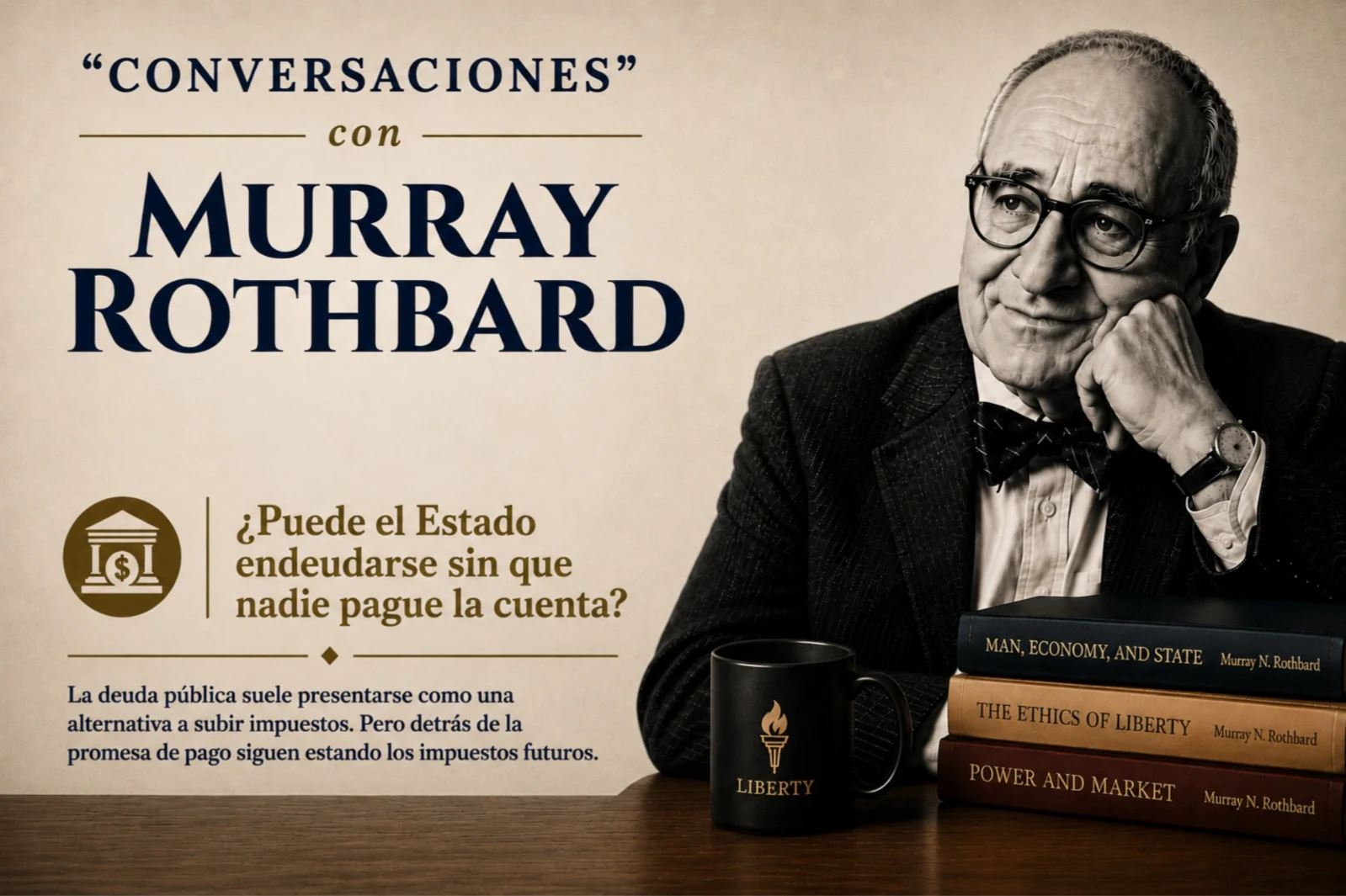 Conversaciones con Murray Rothbard: ¿Puede el Estado endeudarse sin que nadie pague la cuenta?