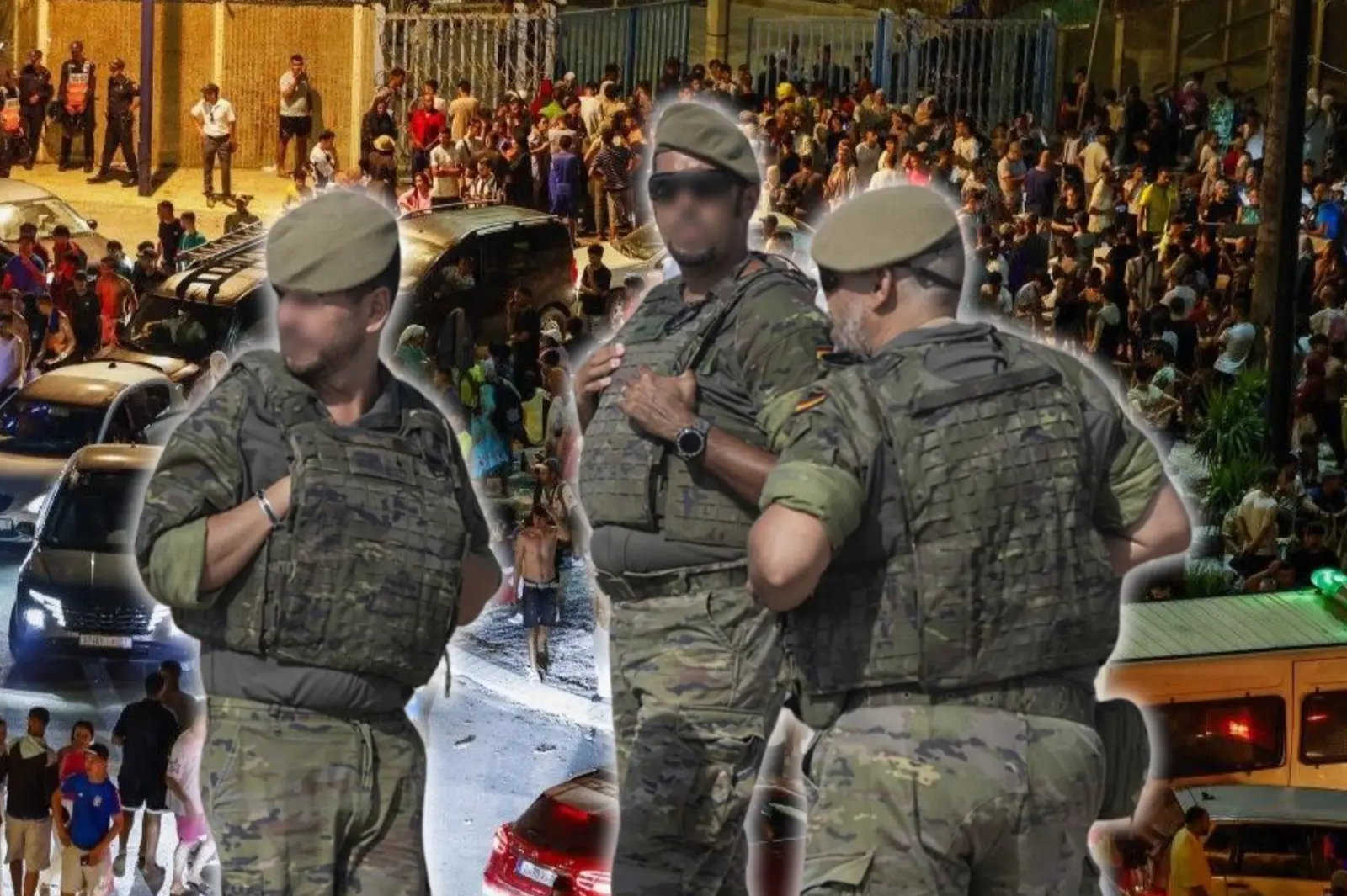 Militares españoles fueron emboscados y atacados a piedrazos por inmigrantes ilegales marroquíes