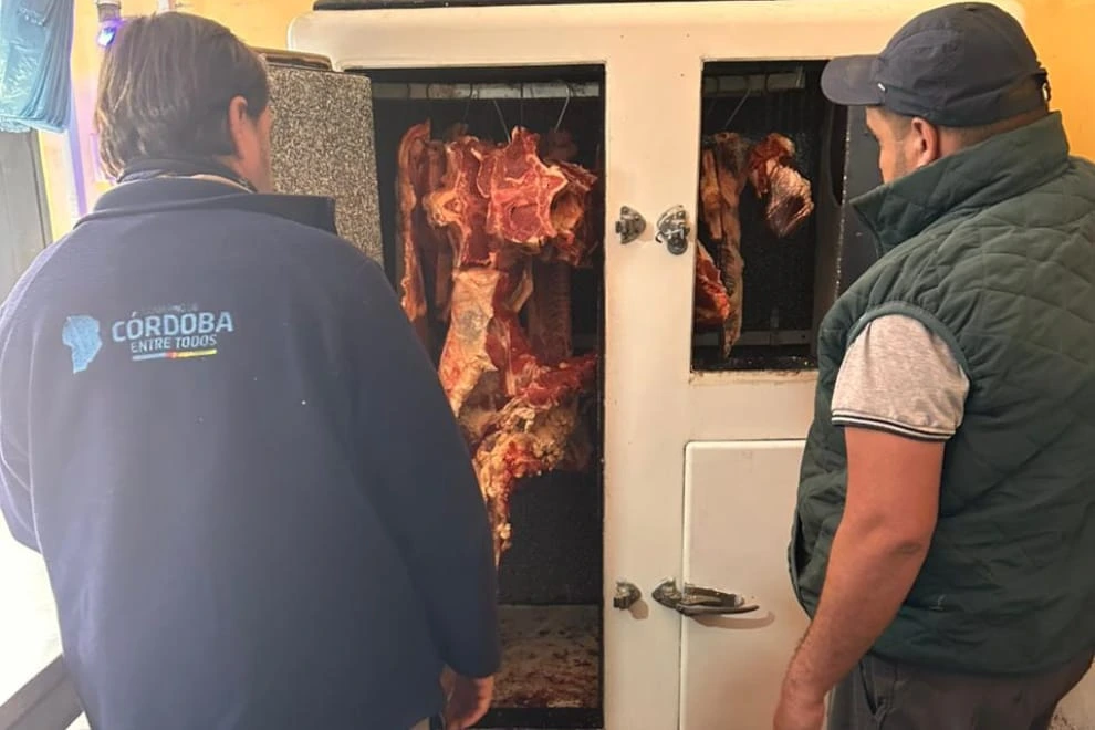 Córdoba: decomisan 400 kilos de carne por faenamiento clandestino