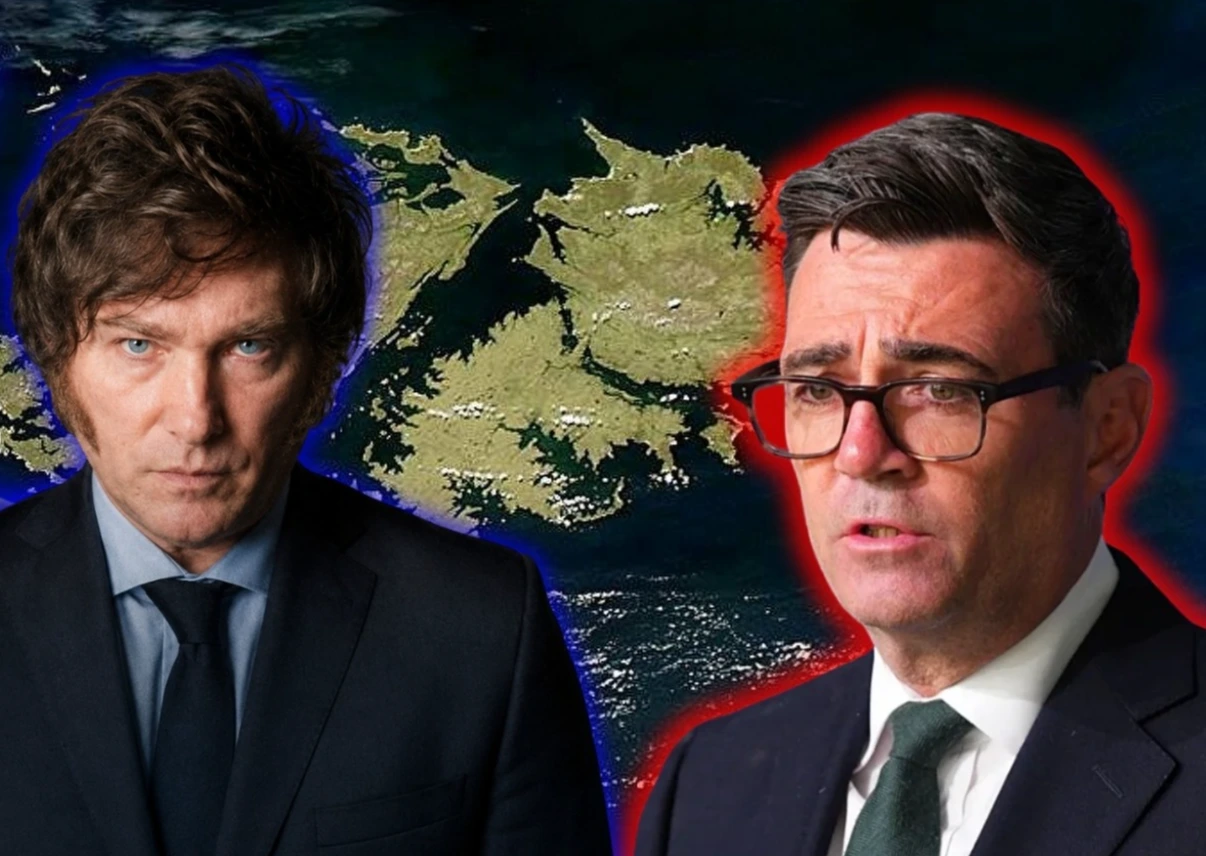 Javier Milei and Andy Burnham