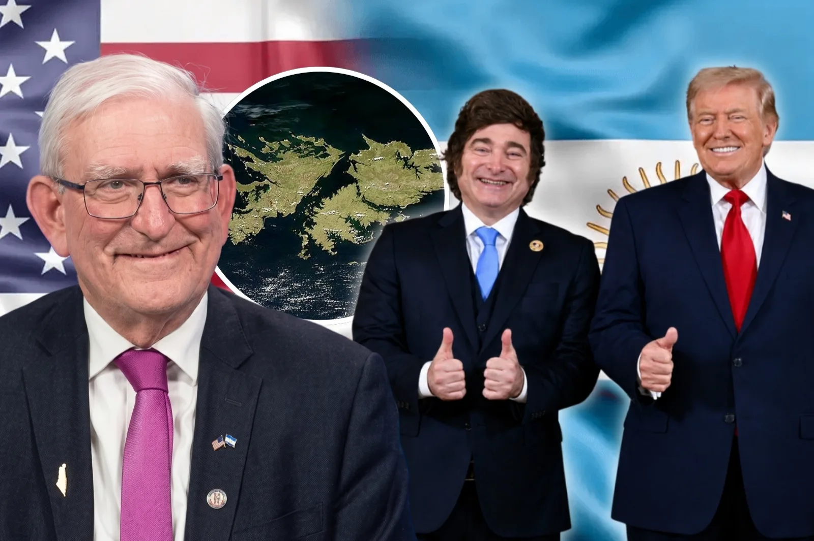 Un importante dirigente republicano le pidió a Trump respaldar la soberanía argentina sobre las Malvinas