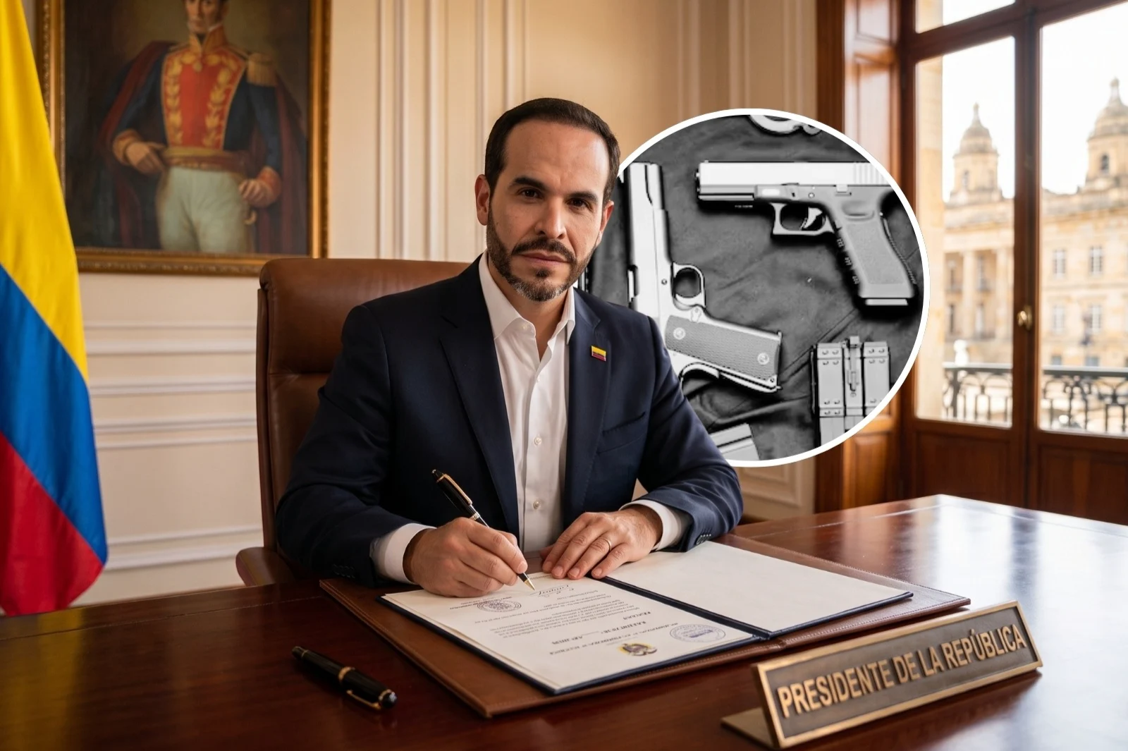 Abelardo de la Espriella lifted the suspension on the carrying of firearms in Colombia