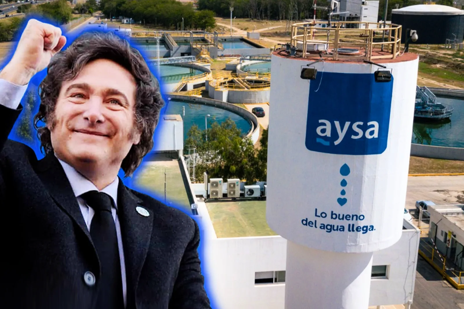 El Gobierno de Milei confirmó el avance de la privatización de AySA con una inversión de US$ 2.000 millones