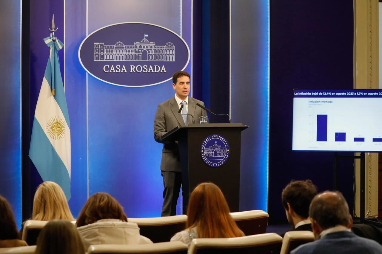 Ravier celebró la inflación del 1,7% y el impacto de las reformas de Milei