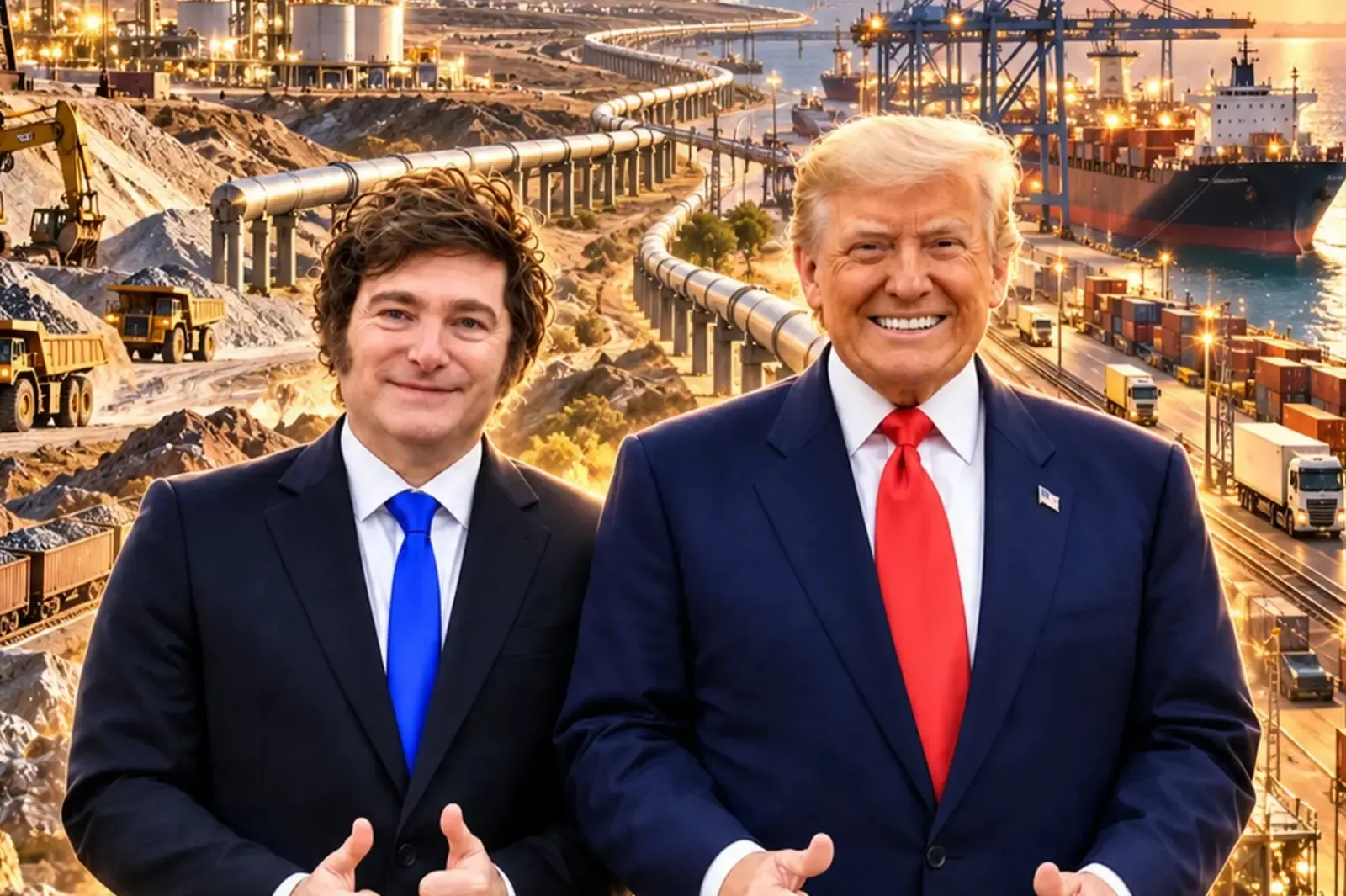 Corredor Andes-Atlántico: Milei y Trump firmaron un acuerdo que cambia la logística argentina