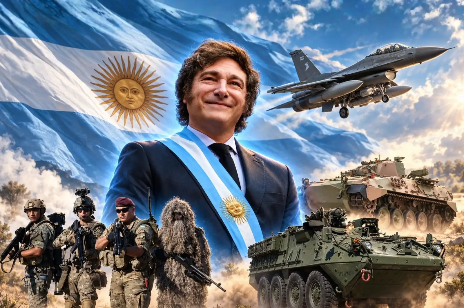 Milei es el presidente que más invirtió en material militar desde el regreso de la democracia