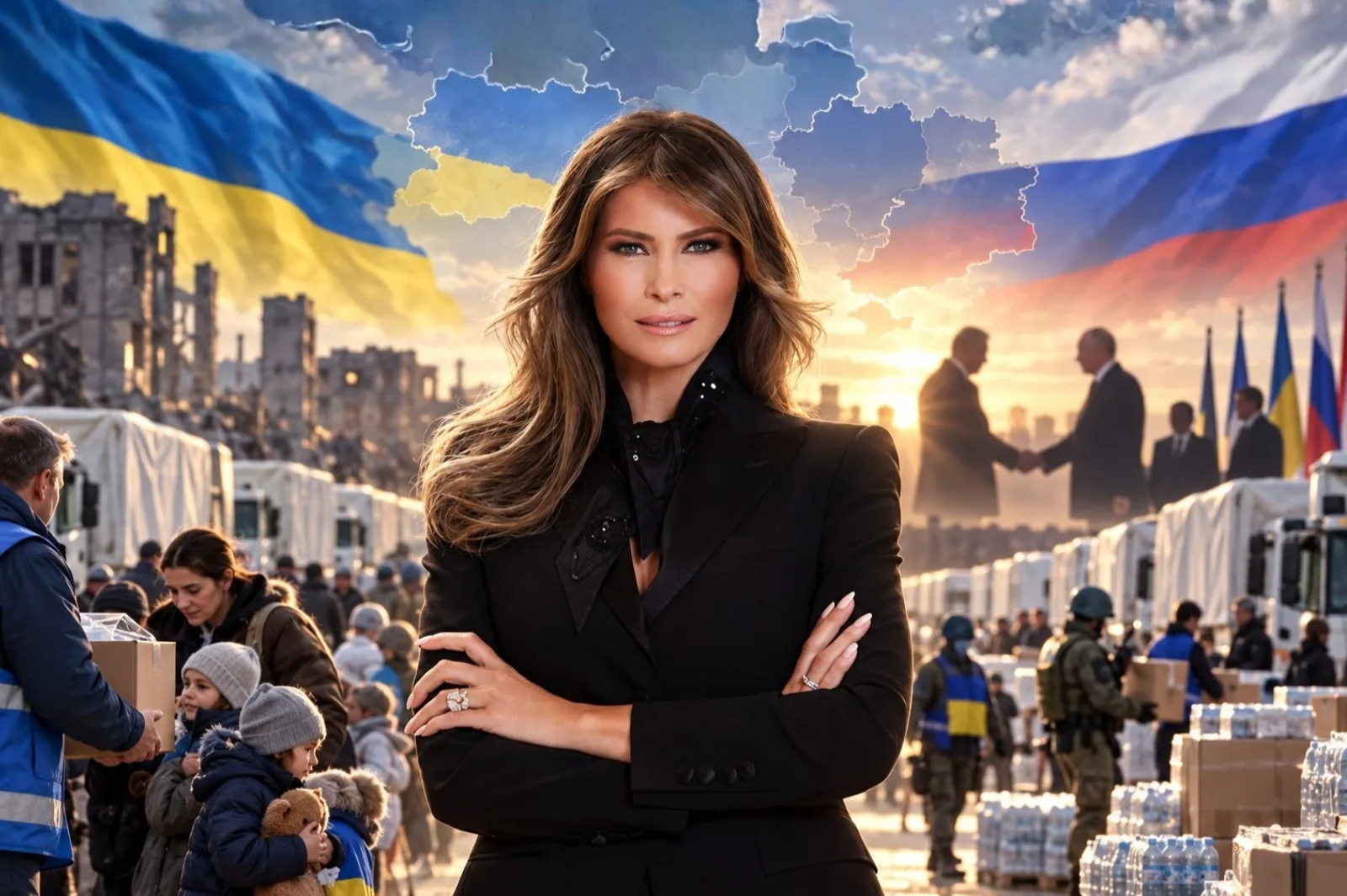Melania Trump logró una tregua entre Rusia y Ucrania para permitir ayuda humanitaria