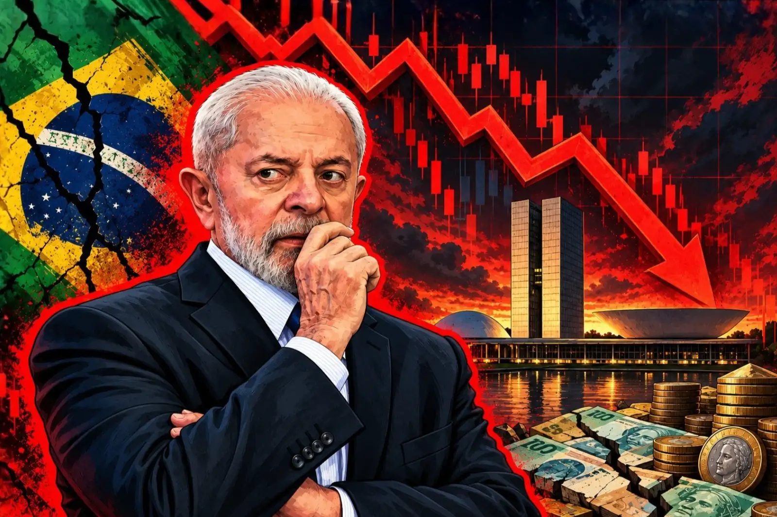 Brasil profundiza su crisis fiscal bajo Lula: el déficit vuelve a dispararse y llega al 10% del PBI