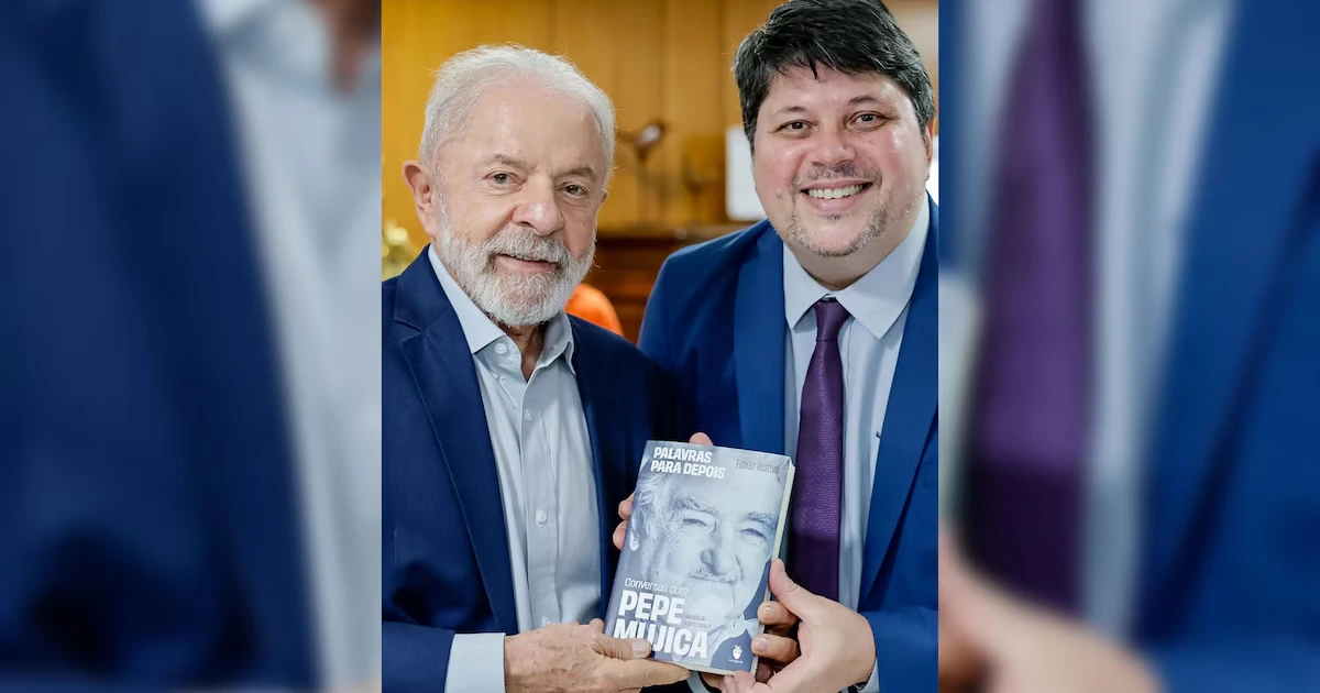 Lula da Silva y José Rogério Rogerio Tomaz.