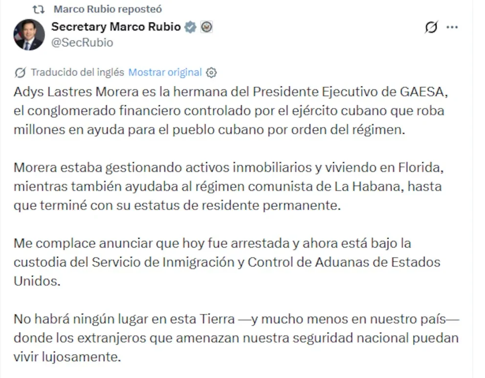 Marco Rubio en X: