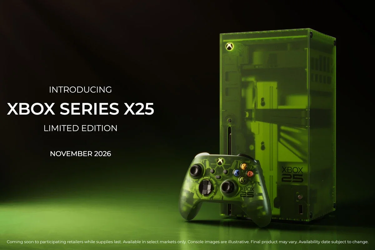 Xbox presentó una consola especial por su 25° aniversario