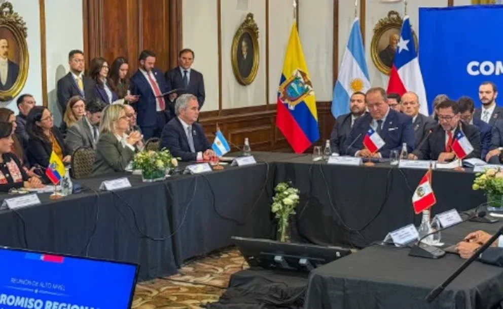 Chile, Peru, Argentina, Bolivia, and Ecuador