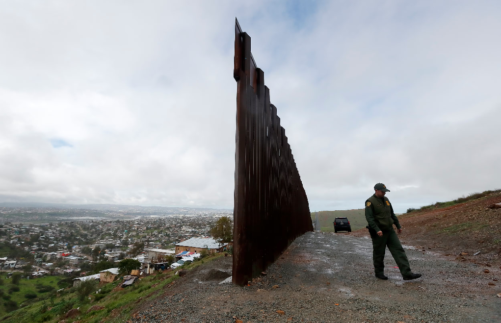Trump announced a consecutive year without releasing detained illegal immigrants at the border.