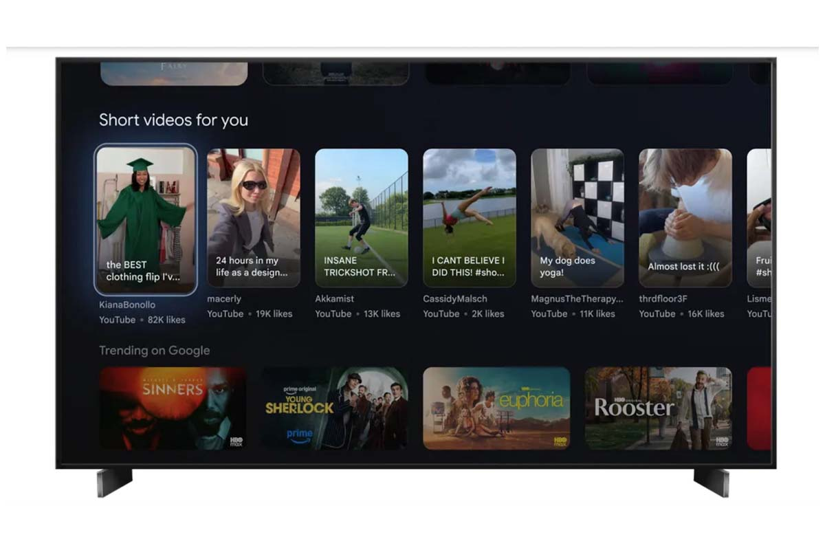 Los Shorts ya dominan también en las Smart TV