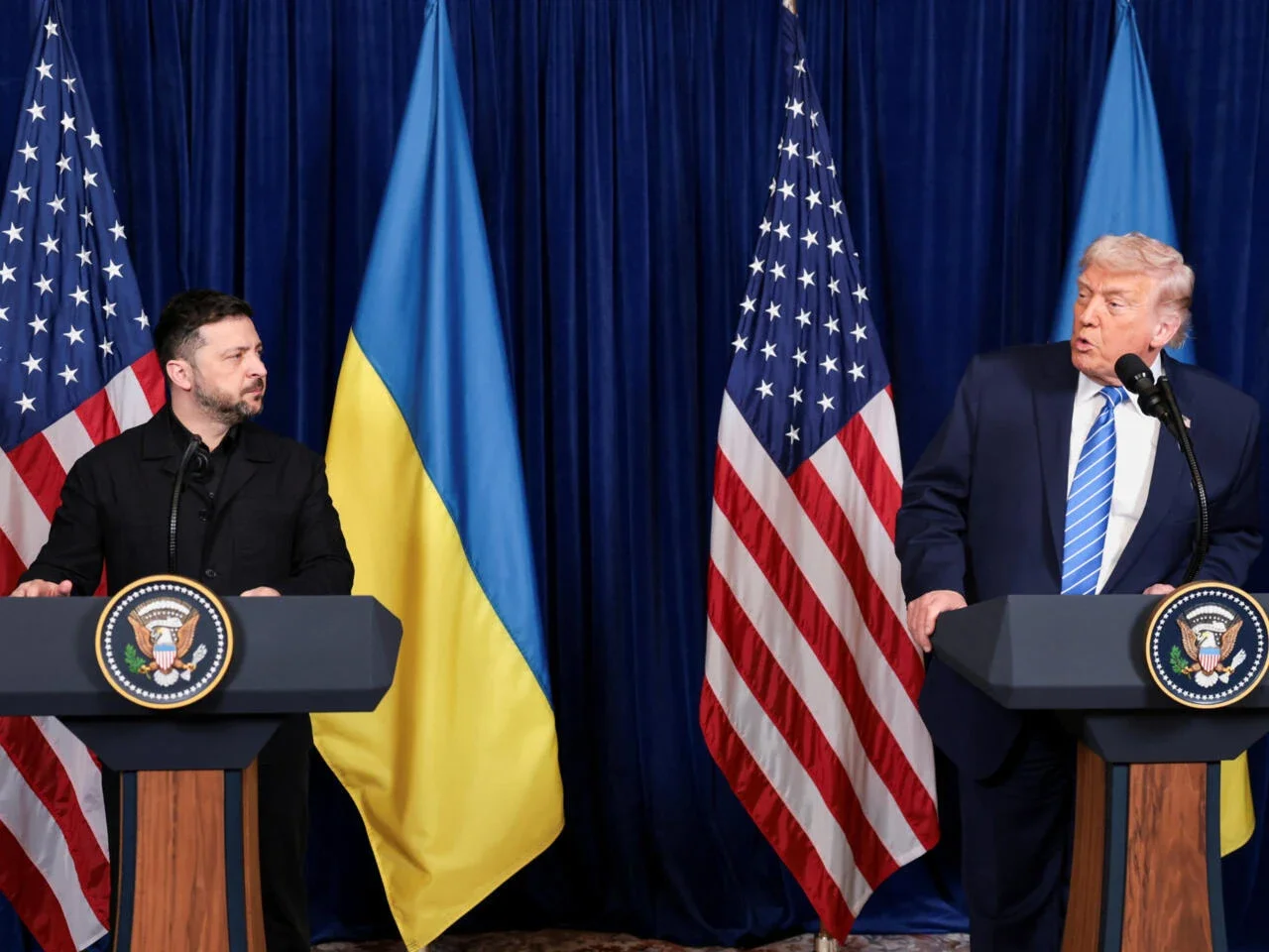 El mandatario ucraniano, Zelenski volvió a pedirle a Estados Unidos el envío de equipamiento militar para afrontar los ataques lanzados por Rusia