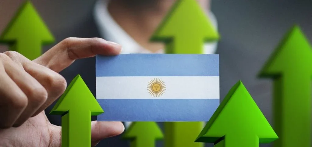 Bandera de Argentina.