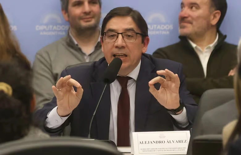 El Subsecretario de Políticas Universitarias, Alejandro Álvarez