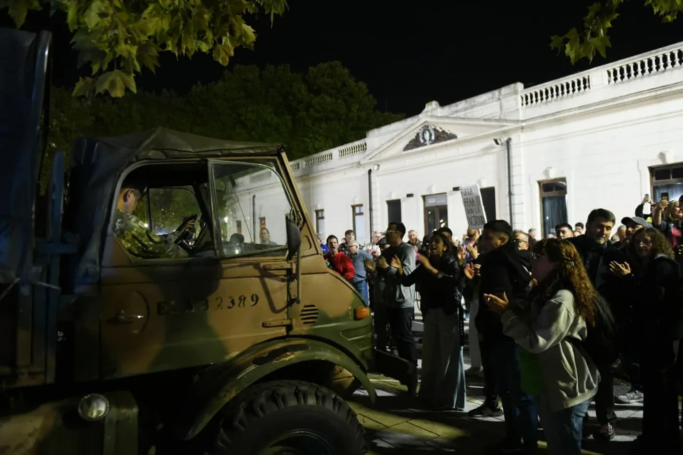 Manifestantes kirchneristas.
