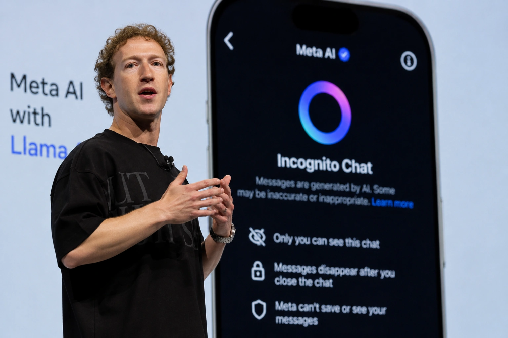 Mark Zuckerberg anuncia chats de Meta AI “completamente privados” con encriptación